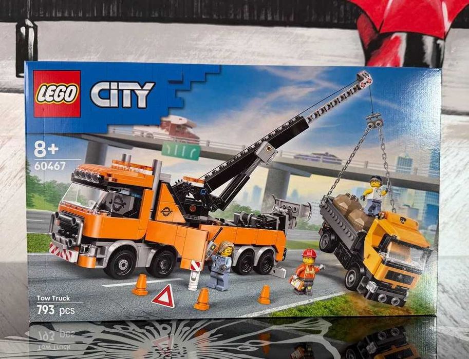 Конструктор LEGO City 60467 Надпотужний евакуатор із краном