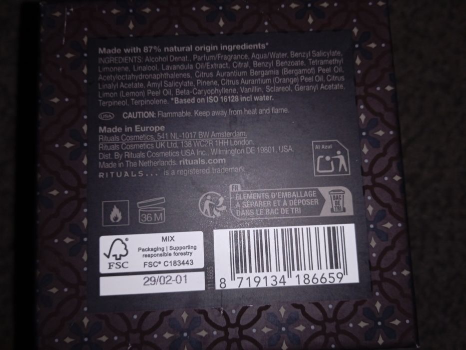 Voyage d'Ombre 50ml Rituals