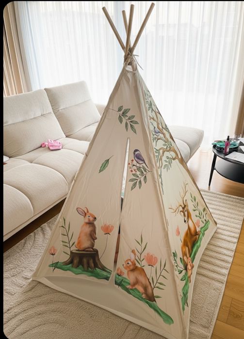 DARMOWA WYSYŁKA NOWY Tipi Namiot Dla Dzieci Wigwam pomysł na Roczek