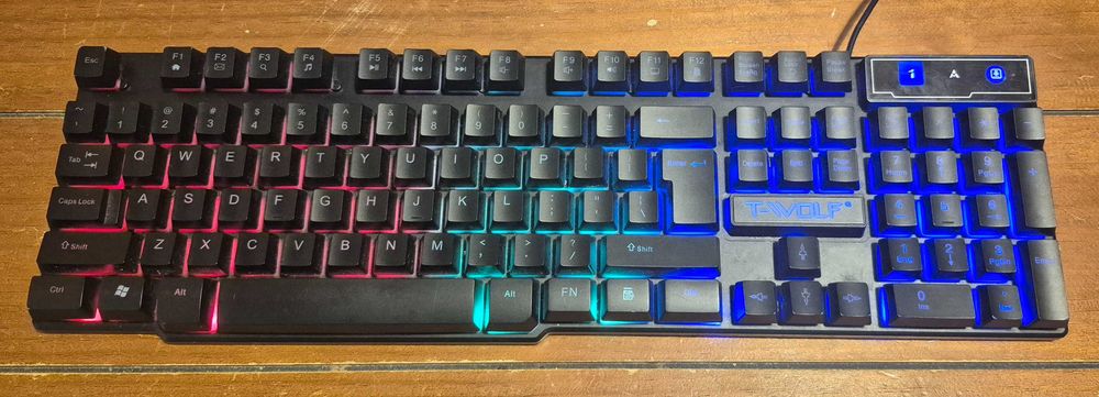 Klawiatura gamingowa podświetlana