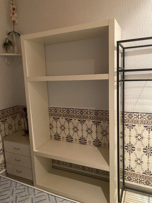 Estante branca ikea - 190x105x38cm
