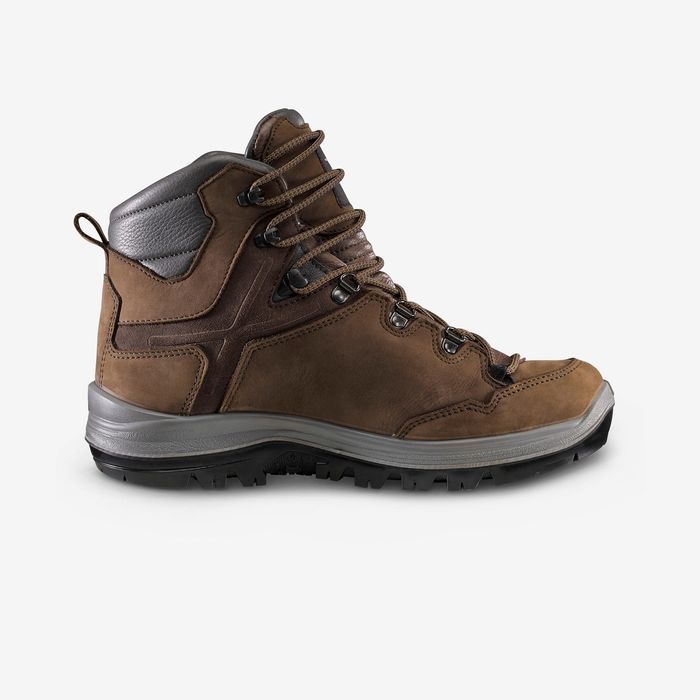 Botas de Trekking Couro Impermeáveis Homem - MT500 Cano alto