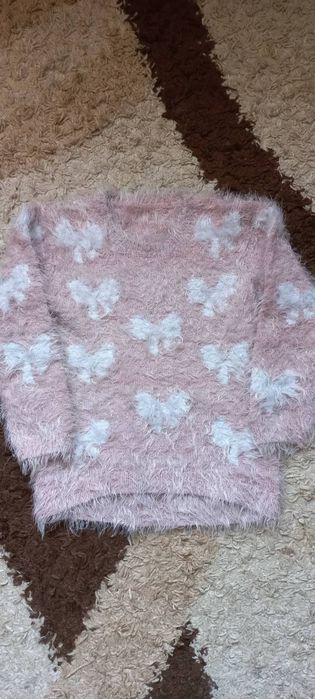 Піжама новорічна 5-7р. Світер для дівчинки