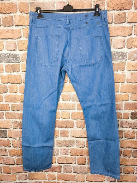 Gabba jeansowe spodnie proste niebieskie 36/32
