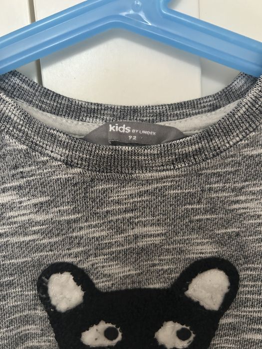 Bluza sweterek z misiem lindex