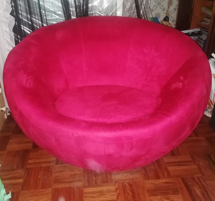 Sofá cadeirão veludo novo