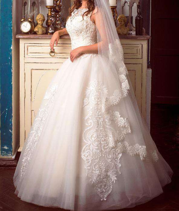 Платье свадебное, прокат, аренда, выпускное, белое, корсет, кружевное