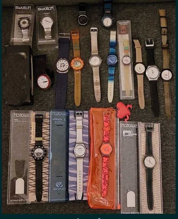 17 Swatch - alguns de coleção