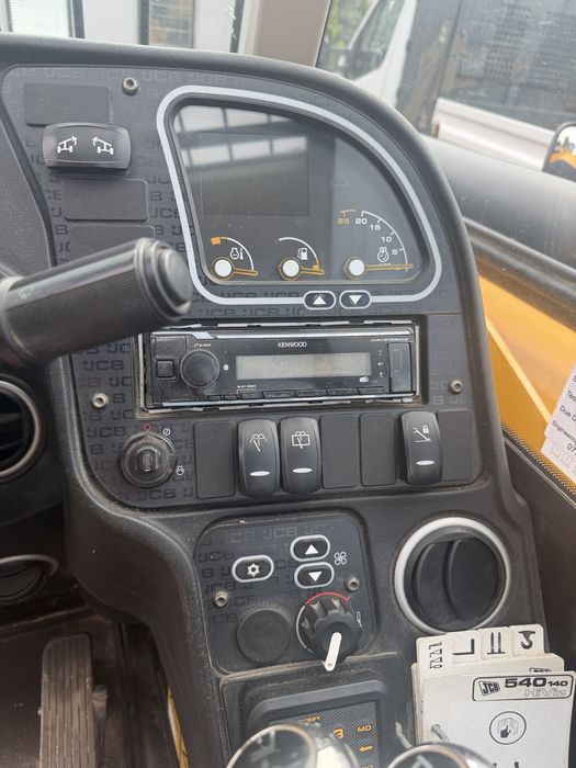 JCB 540 140 Hi-viz Klima Widły Hydr. Serwis Ładowarka Oryginał