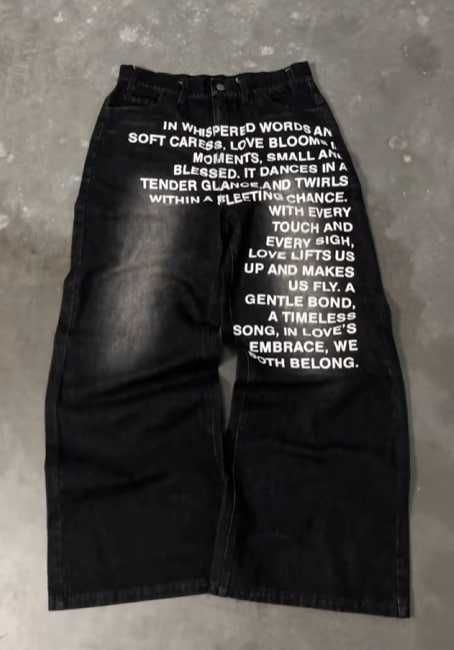 Штаны i hate stars poem x balenciaga