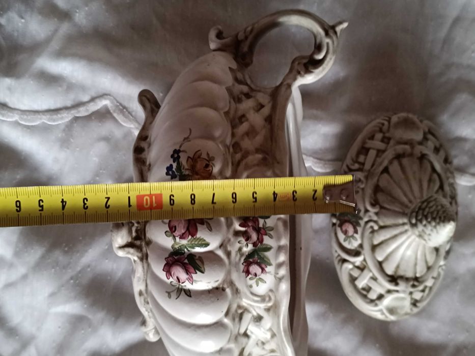 Decoração Cerâmica Antiga - Jarra, Pote e Terrina