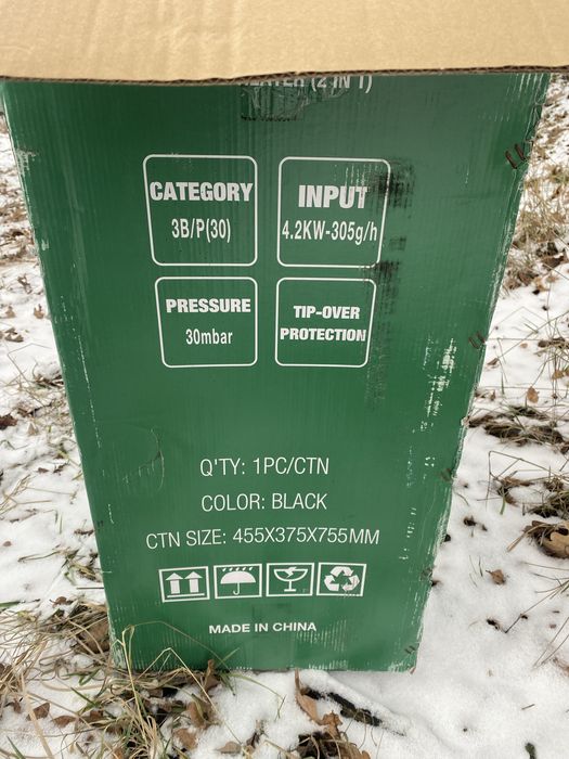 газово-електричний обігрівач T-Rex TRAPG180A