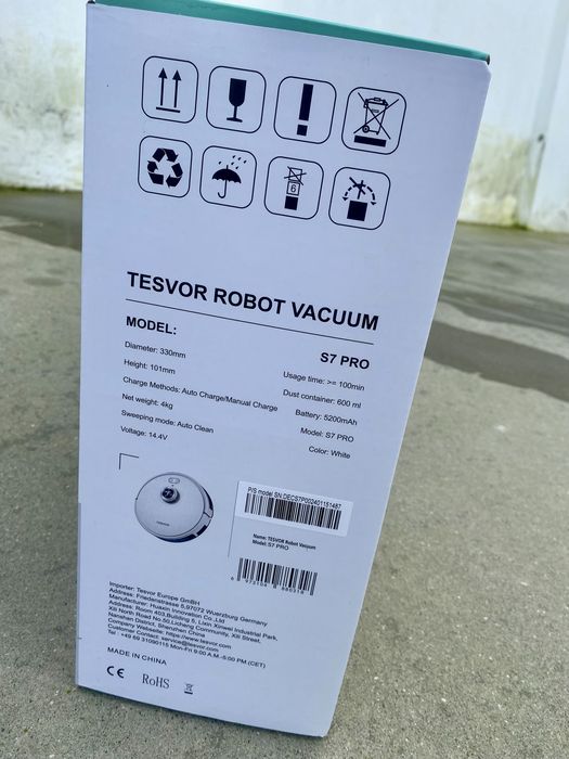 Aspirador Robô Tesvor S7 Pro