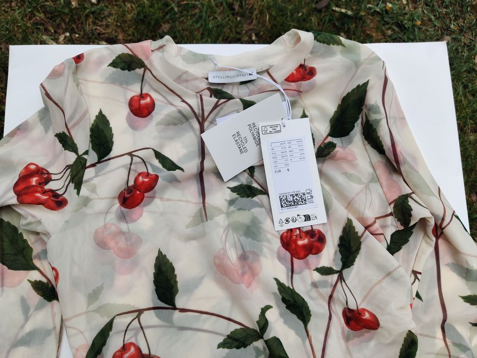 H&m x Stella McCartney bluzka wiśnie S