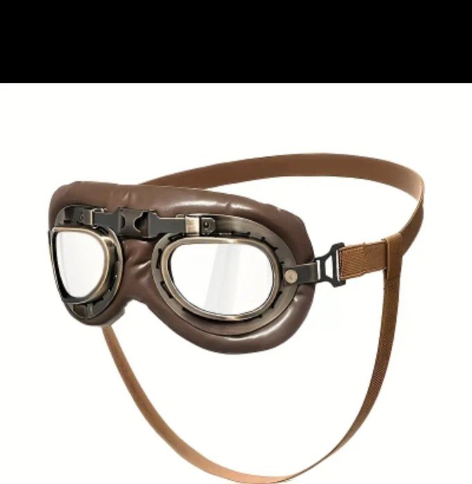 Nowe Okulary motorowe Emo Gothic Steampunk Postapocaliptic