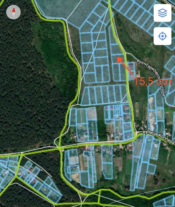 Земля 15,5 сот Липовий Скиток ВЛАСНИК