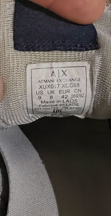 Tenis ARMANI EXCHANGE.