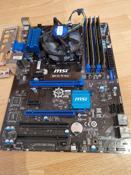 MSI B85-G41+16GB + Intel i7-4770 3.4-3.9ghz Мощний комплект 8потоків дляПК