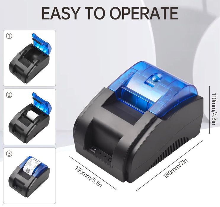 Biurkowa drukarka paragonów Bisofice 58 mm