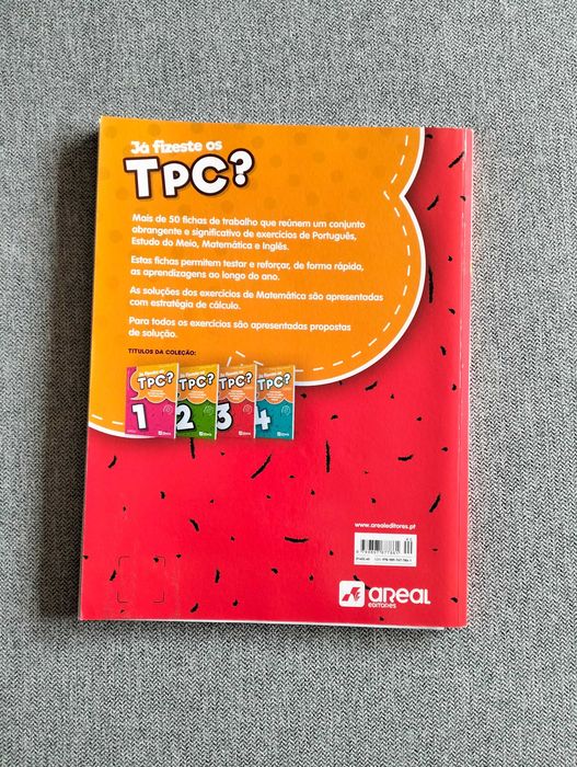 Caderno de estudo ensino básico 3.º ano "Já fizeste os TPC?"