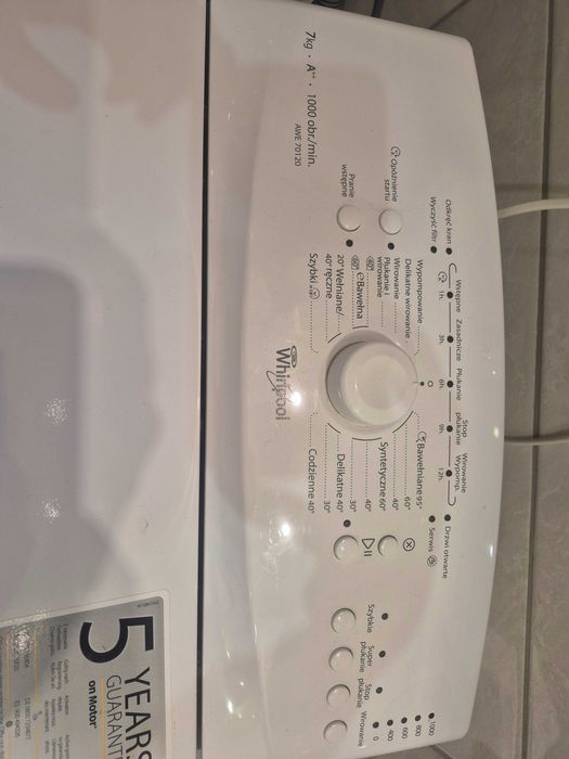 Sprzedam pralkę Whirpool AWE70120