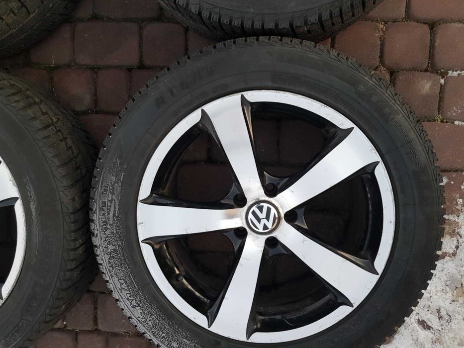 Felgi aluminiowe 18 5x112, VW, Audi, Mercedes, opony zimowe 8mm