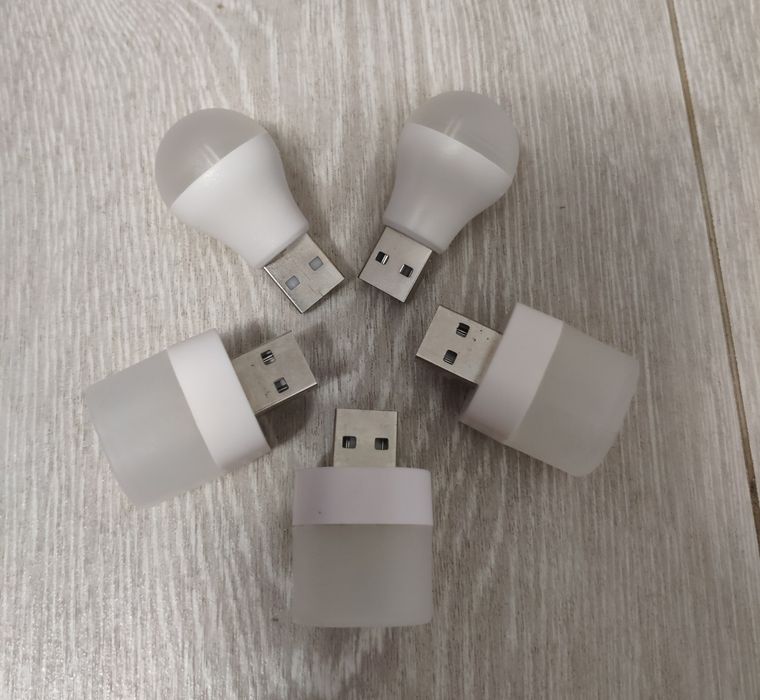 USB фонарик, Led лампа, круг, квадрат