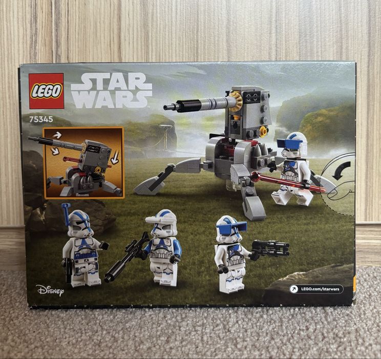 Lego Star Wars 75345 Zestaw bitewny - żołnierze-klony z 501. legionu