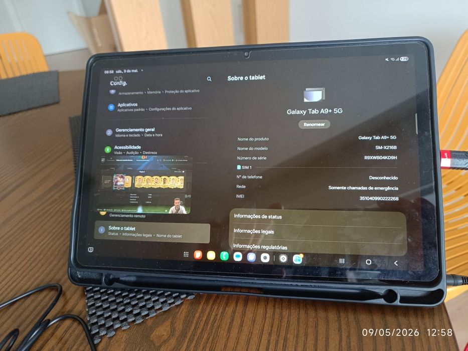 Vendo tablet Galaxy tab A9+5G