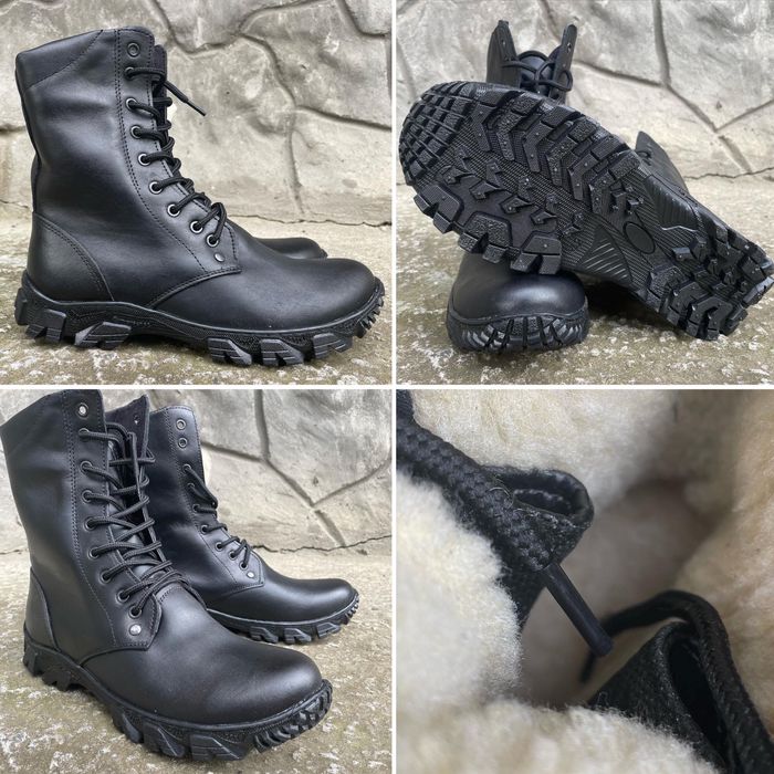 Берцы кожаные черные зимние / Берці зимові ! 40-45,
