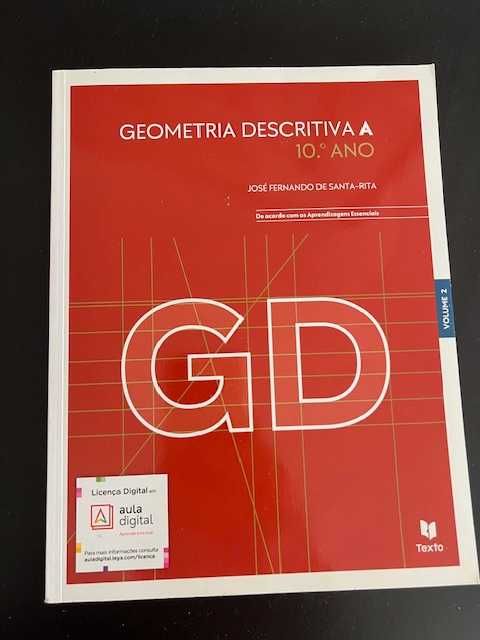 "GD 10" - 10º ano - Geometria Descritiva A -  Manual Aluno (NOVO)