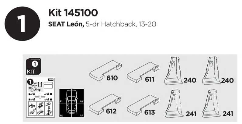 Kit Thule 145100