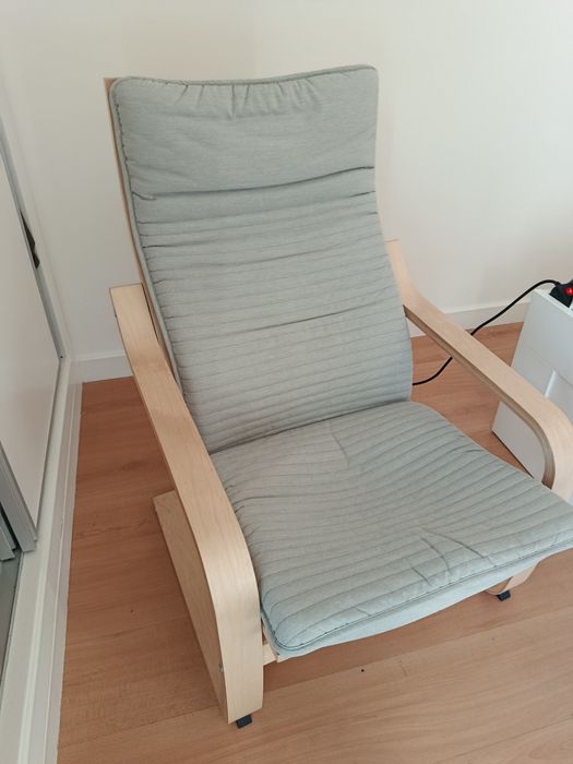 Estrutura de poltrona + almofada de poltrona Ikea Poäng