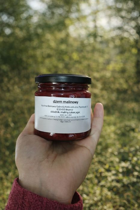 Domowy dżem malinowy