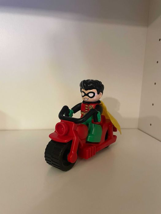 Lego Duplo Robin Batman + motocykl Robina Lego Duplo