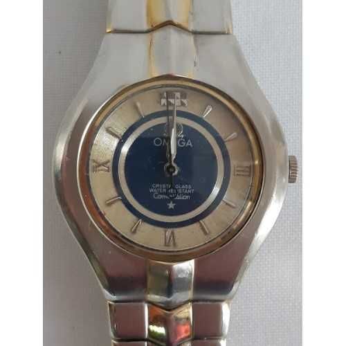 Часы наручные Omega Constellation синие