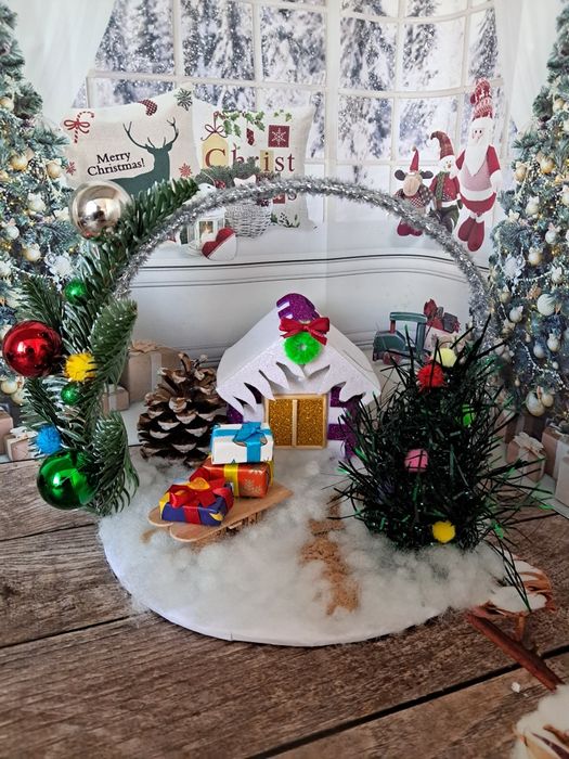 Новорічні поробки.  Зимові поробки.  Поделки новогодние