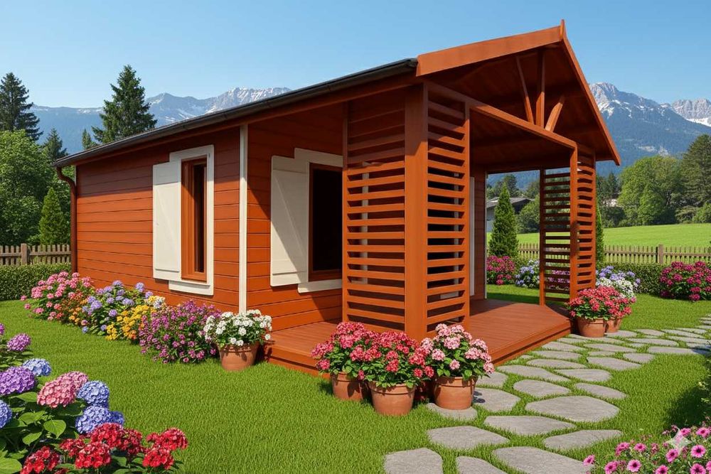 Montaż i Domek 6x4 altana 4x3 taras 4x2 dobudówka 4x1 MDN510 z EXPO