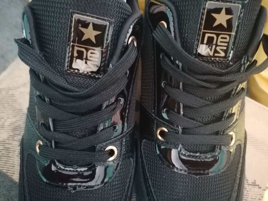 Buty sneakersy czarne