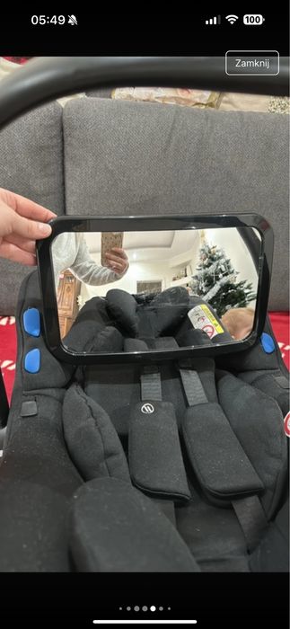 Fotelik , baza, lusterko  avionaut pixel