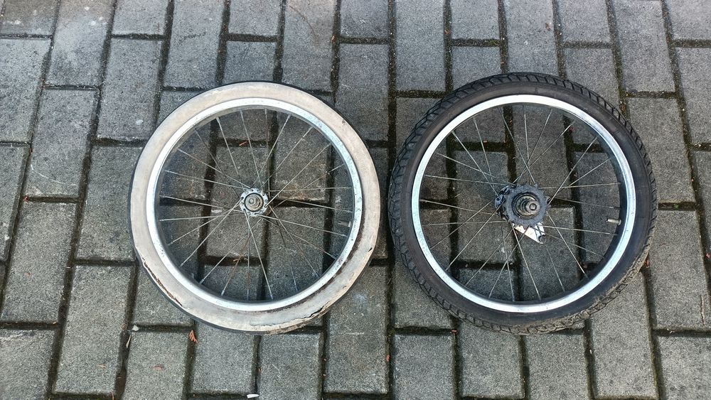 Koła 16" ROMET Pinokio Reksio Koło Komplet kół Rower PRL dziecięcy 91