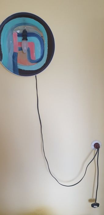 Lampa ścienna ręcznie wykonana