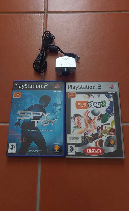 Pack EyeToy PlayStation 2: Câmara USB + 2 Jogos (SpyToy & Play 2)