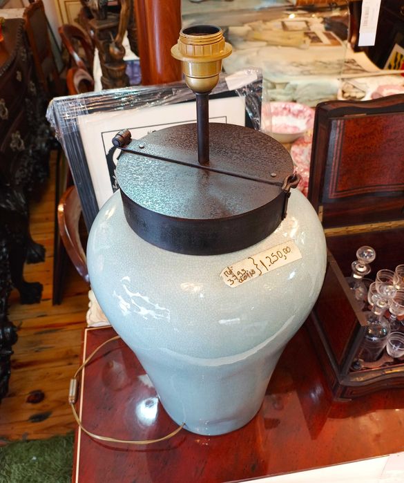 Candeeiro Jarrão Cerâmica