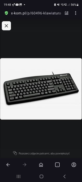 Nowa Klawiatura Microsoft wired 200