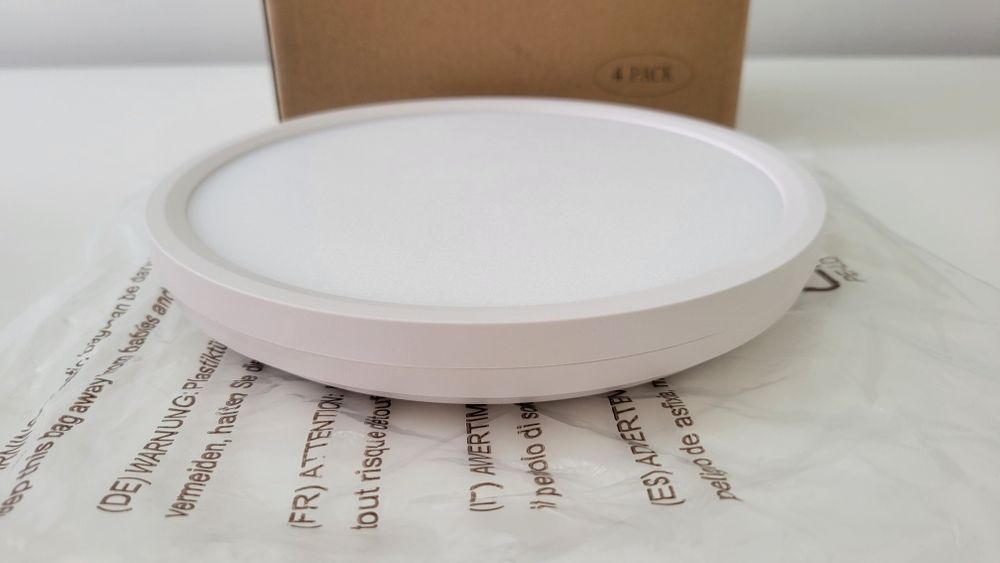 Luz LED de teto 4Pack 5000K Branco 15Watt 18CM