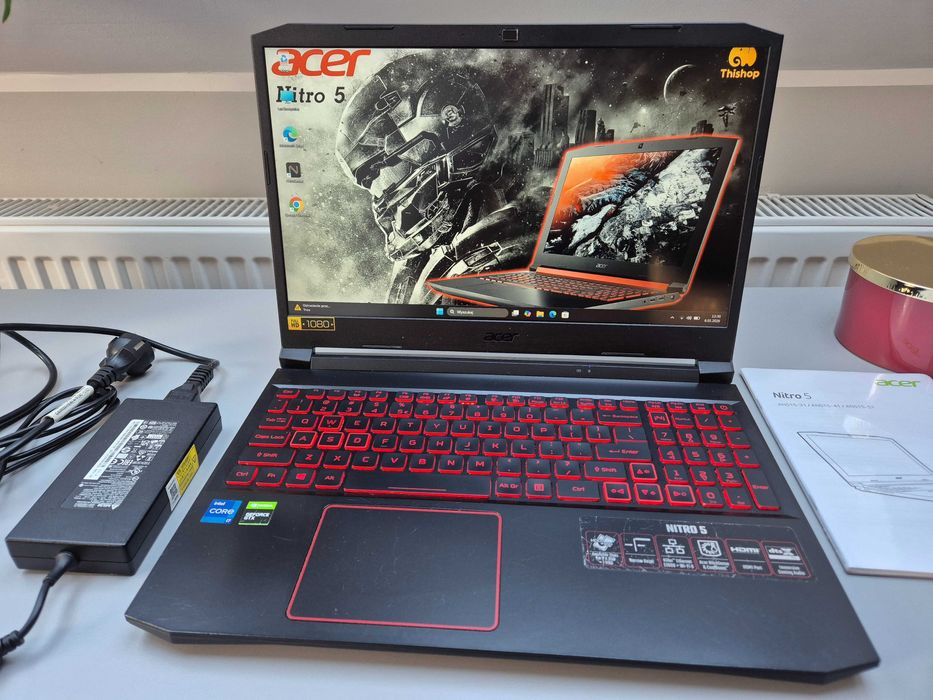 NITRO i7 GTX 1650 16GB DDR4 laptop gamingowy Acer Nitro IPS