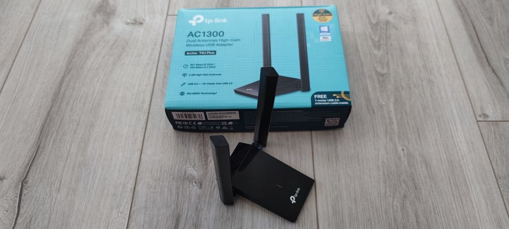 TP-LINK Karta sieciowa Archer T4U Plus USB AC1300