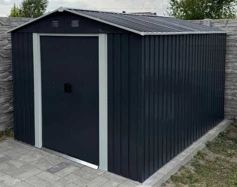 Domek ogrodowy narzędziowy metalowy na narzędzia Duży 303x236x194 Nowy