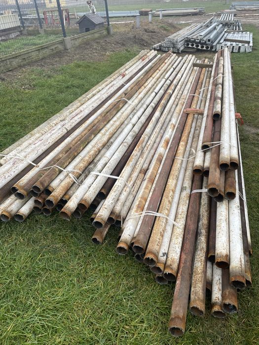 Rury stalowe 76/60 x4mm wygrody zagrody słupki